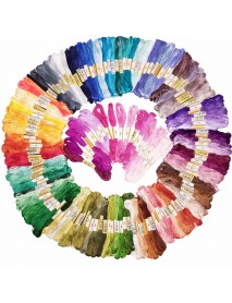 Almiş 133 Farklı Renk Etamin Kanaviçe Bileklik Brezilya Nakış Ipi 