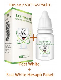 50 adet Ekonomik Fast Whıte Natural Teeth Whitening 10 Ml 